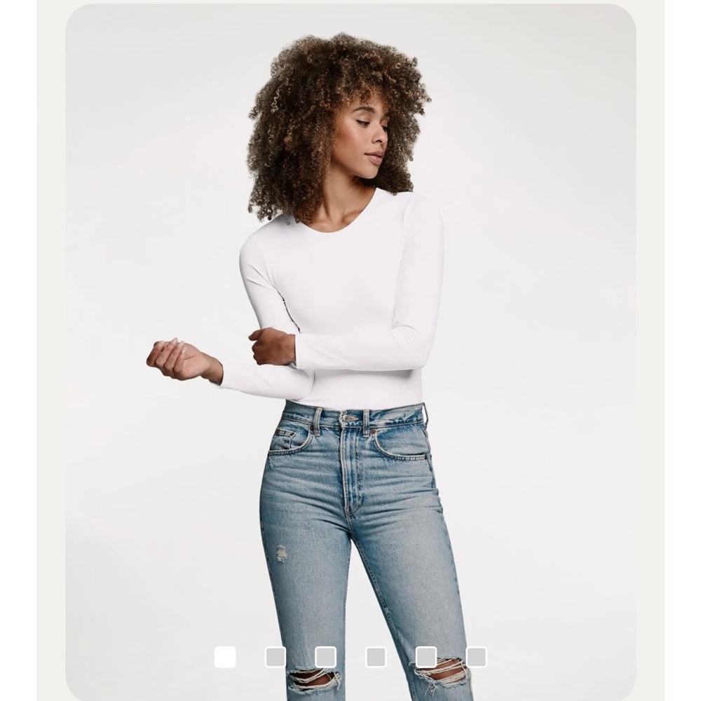 Nuudes bodysuit like new color white